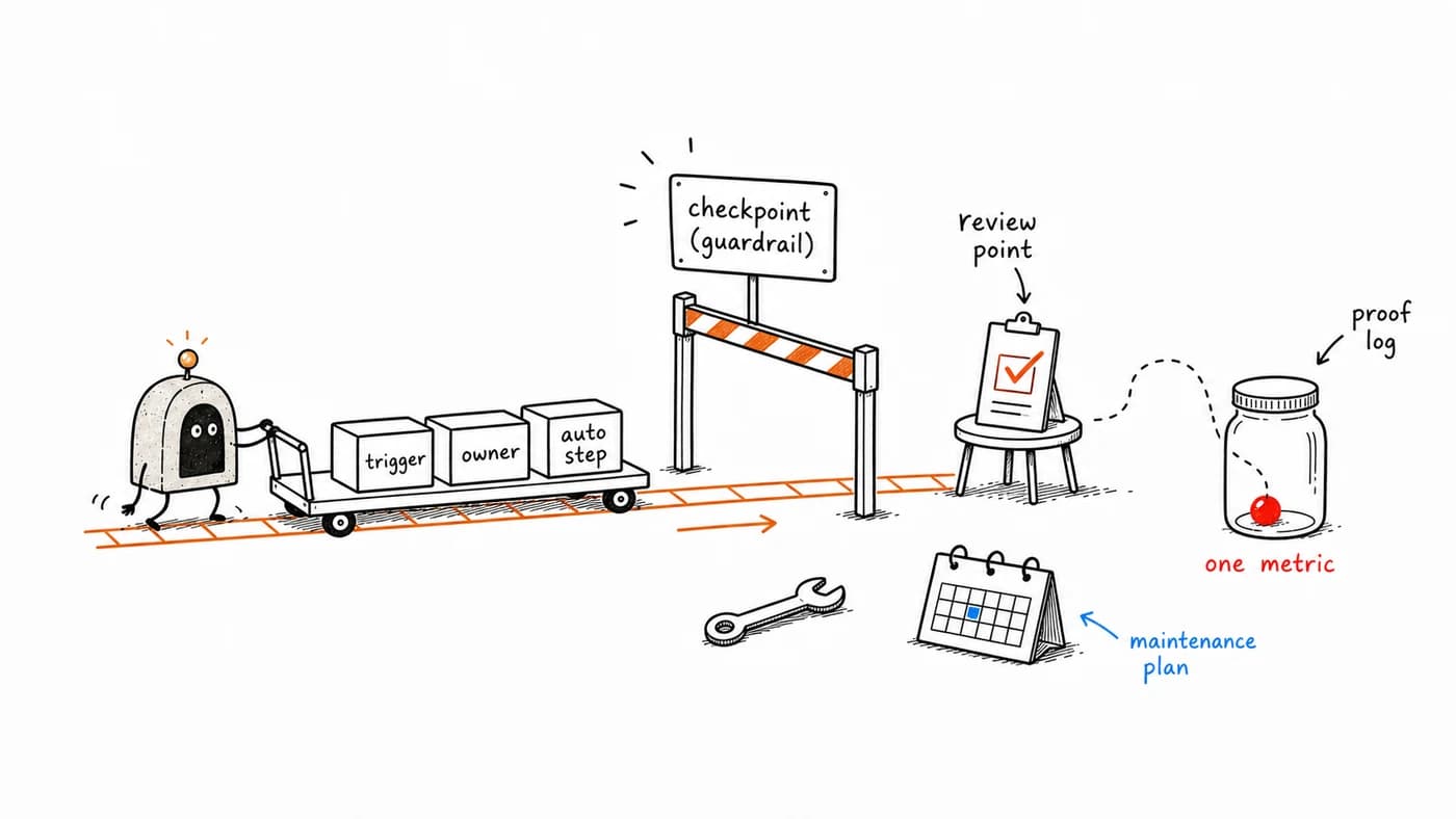 ArcBeacon pushing a pilot cart through a checkpoint with review and proof log.