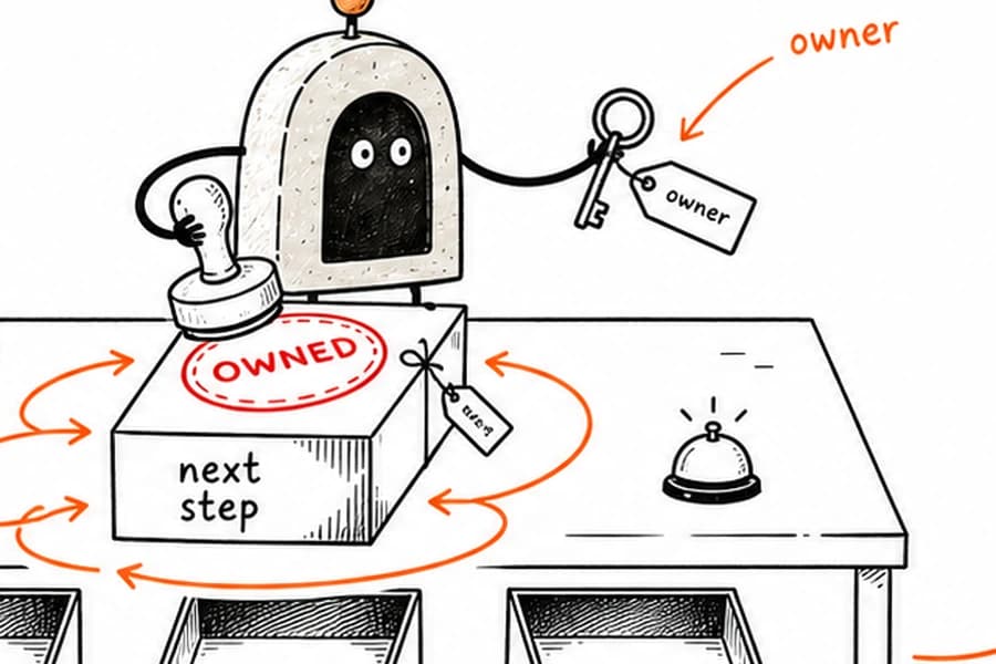 ArcBeacon stamping an unclaimed workflow handoff as owned.